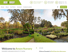 Tablet Screenshot of ansonnursery.net